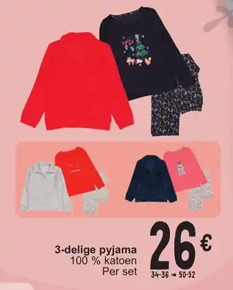Cora 3-delige pyjama aanbieding