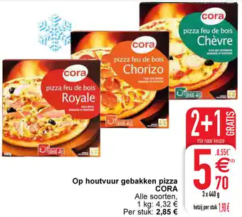 Cora Op houtvuur pizza cora aanbieding