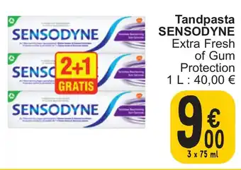 Cora Tandpasta SENSODYNE aanbieding