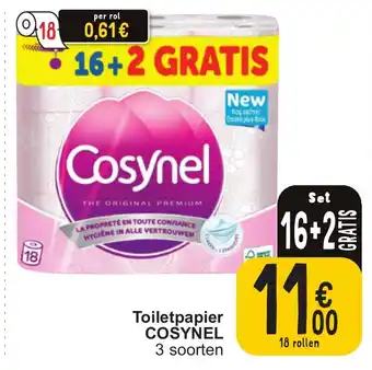 Cora Toiletpapier COSYNEL aanbieding
