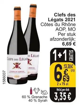 Cora Clefs des Légats 2021 aanbieding