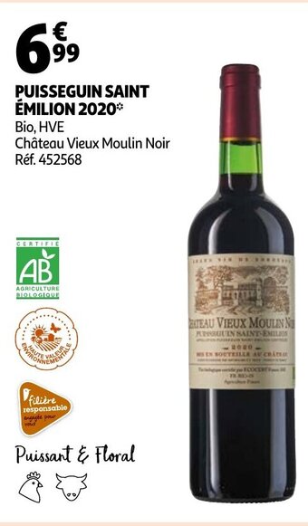 Auchan Puisseguin saint emilion 2020 aanbieding