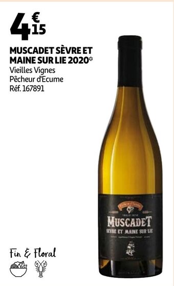 Auchan Muscadet sevre et maine sur lie 2020 aanbieding