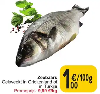 Cora Zeebaars 100g aanbieding
