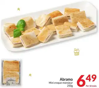 Intermarché Abramo Mini croque-monsieur 250g aanbieding