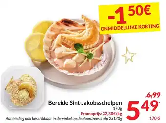 Bereide Sint-Jakobsschelpen 170g