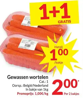 Intermarché Gewassen wortelen aanbieding