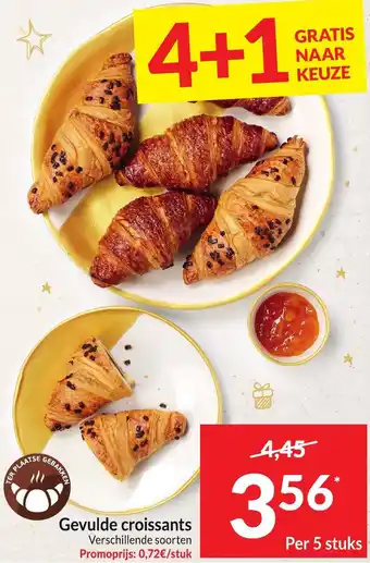 Intermarché Gevulde croissants aanbieding