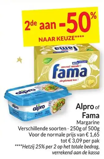 Alpro of Fama Margarine