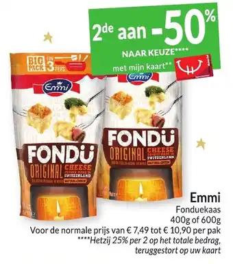 Emmi Fonduekaas 400g of 600g