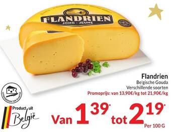 Intermarché Flandrien Belgische Gouda 100g aanbieding