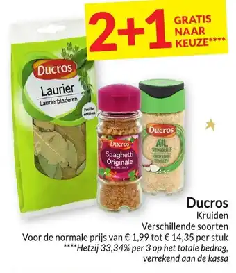 Intermarché Ducros Kruiden aanbieding