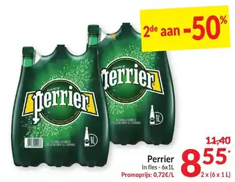 Intermarché Perrier In fles - 6x1L aanbieding