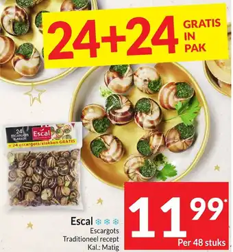 Intermarché Escal Escargots Traditioneel recept aanbieding