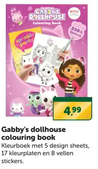 Gabby's dollhouse colouring book