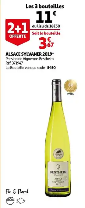 Alsace sylvaner 2019