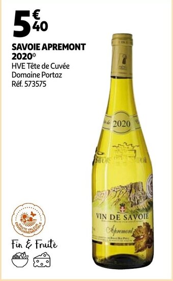 Savoie apremont 2020