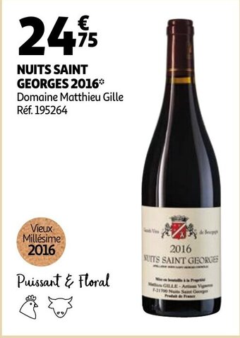 Nuits saint georges 2016