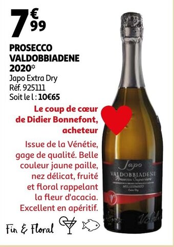 Prosecco valdobbiadene 2020