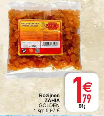 Rozijnen zahia