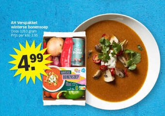 Albert Heijn Ah verspakket winterse bonensoep aanbieding