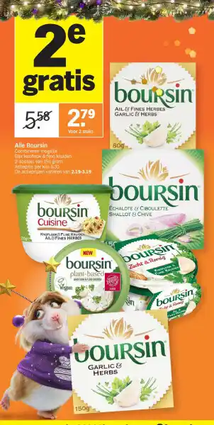 Albert Heijn Alle boursin aanbieding