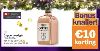 Albert Heijn Copperhead gin aanbieding