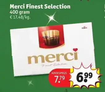 Kruidvat Merci finest selection aanbieding