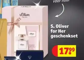 Kruidvat S. oliver for her geschenkset aanbieding