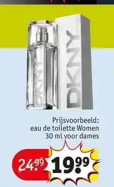 Kruidvat Eau de toilette women 30 ml voor dames aanbieding