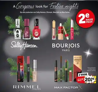 Kruidvat 2 x max factor lipstick lipfinity aanbieding