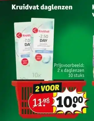Kruidvat Kruidvat daglenzen aanbieding