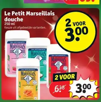 Kruidvat Le petit marseillais douche 250 ml aanbieding