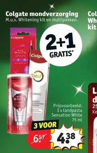 Kruidvat Colgate mondverzorging aanbieding