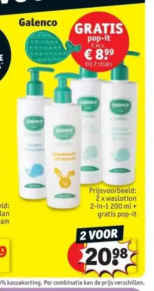 Kruidvat Galenco aanbieding