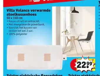 Kruidvat Villa volance verwarmde stoelkussenhoes aanbieding