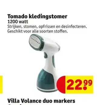 Kruidvat Tomado kledingstomer aanbieding