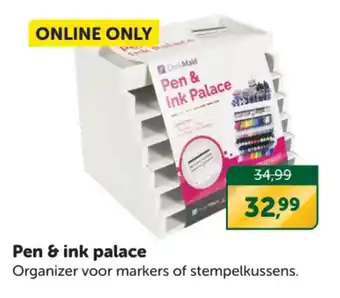 Boekenvoordeel Pen & Ink Palace aanbieding