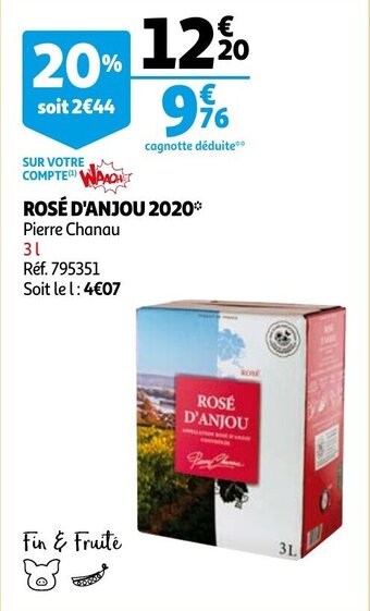 Rose d'anjou 2020