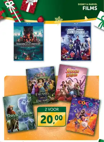 Boekenvoordeel DISNEY & MARVEL FILMS aanbieding