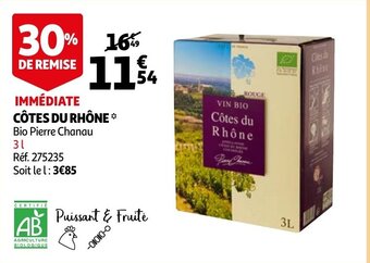 Auchan Cotes du rhone aanbieding
