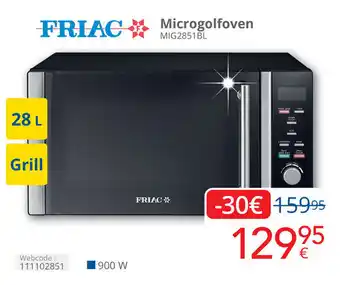 Eldi FRIAC Microgolfoven aanbieding