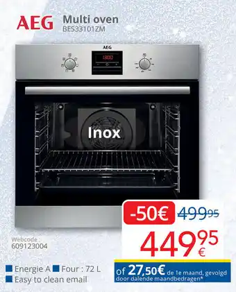 Eldi Multi oven aanbieding