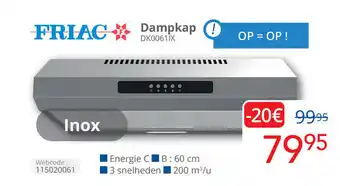 Eldi Dampkap aanbieding