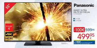 Eldi SMART ULTRA HD-TV 55'/139 cm aanbieding