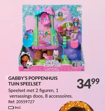 Fun GABBY'S POPPENHUIS TUIN SPEELSET aanbieding