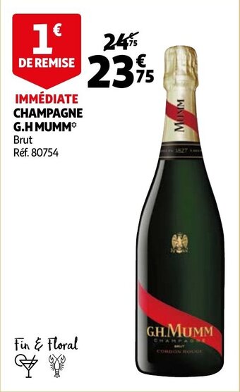 Champagne G.H. mumm
