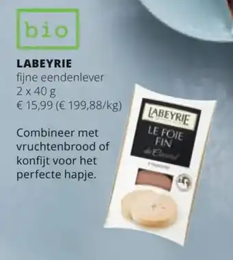 LABEYRIE fijne eendenlever 2 x 40g