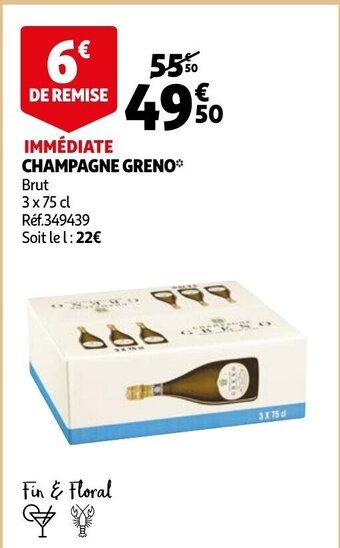 Auchan Champagne greno aanbieding