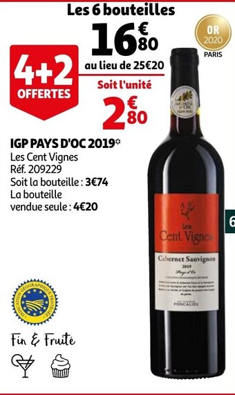 Auchan Igp pays d'oc 2019 aanbieding